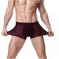 4PCS Mesh Men Solid Breathable Underwear Bamboo Fiber Men's Comfortable Boxer Shorts