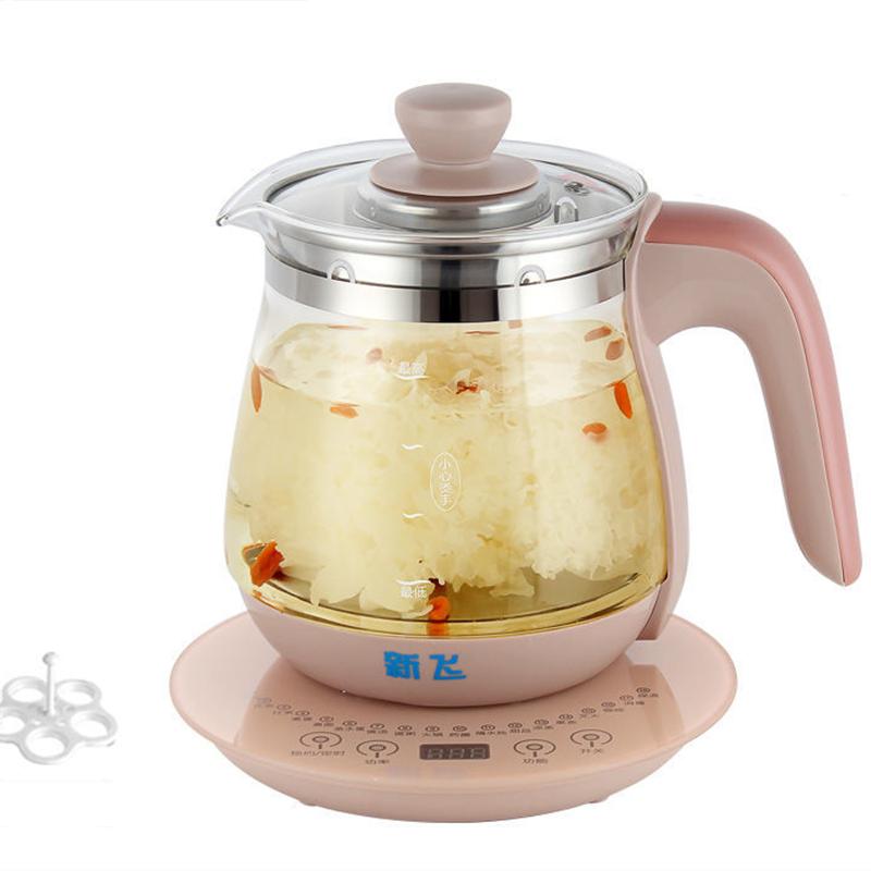 Health Pot High Temperature Resistant Glass Tea Maker Automatic Thickening Flower Teapot Office Small Home