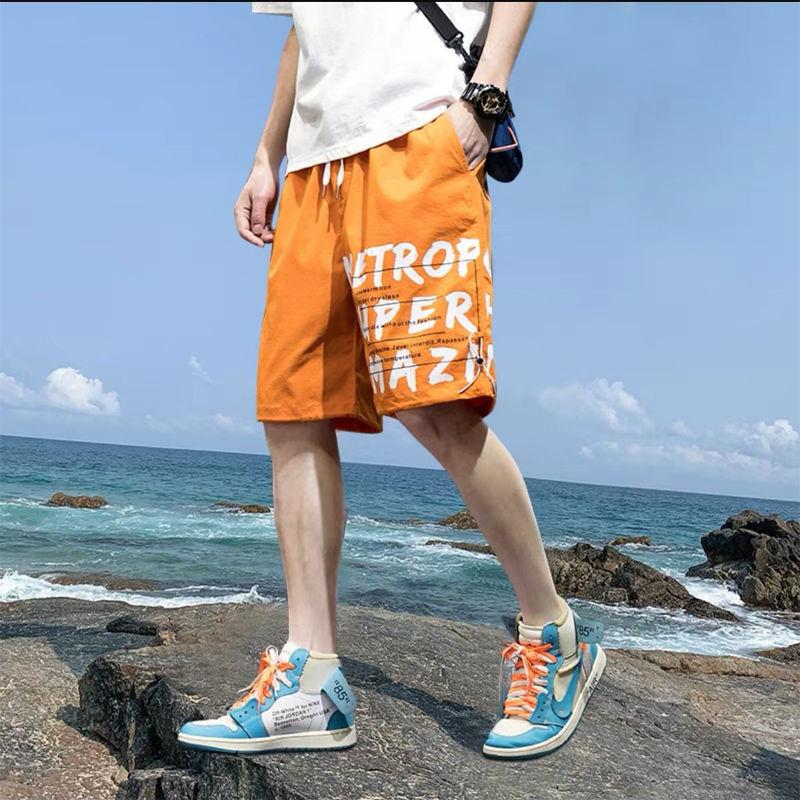 Men's Shorts Summer Thin Section Tide Brand Casual Sports Five-point Pants Beach Pants