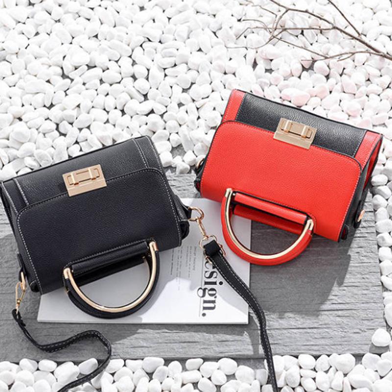 Crossbody Bag Women Leather Buckle Scratch-resistant Waterproof Large-capacity Shoulder Bags Handbag