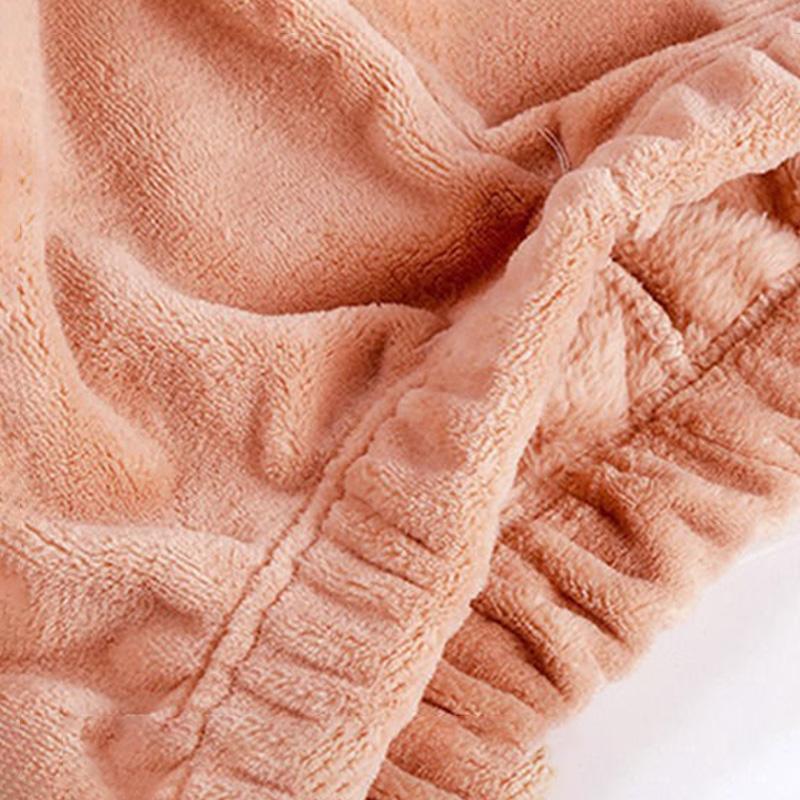 Fairy Warm Suit Women's Thick Coral Fleece Home Suit Outside Wear All-match Loose Lazy Suit Furry Loose Coral Fleece Soft and Non-fading