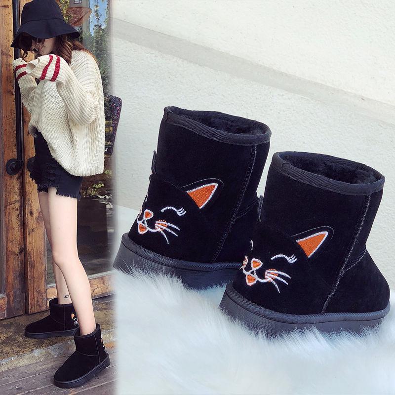 Winter Cold protection Non-slip shoes Keep warm Cotton shoes Outdoor Casual shoes Woman shoes