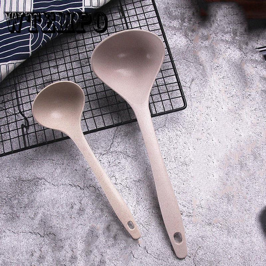 Long Handle Spoon Hanging Dining Drink Soup Kitchen Utensils Thicken Porridge