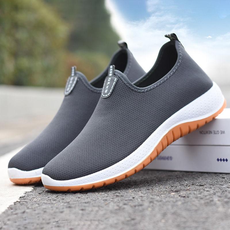 Summer Tendon Sole Cloth Shoes Non-slip Wear-resistant Casual Shoes All-match Breathable Driving Shoes