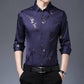 Men's Long-sleeved Business Casual Shirts Middle-aged and Young Non-iron Slim-fit Thin-inch Shirt