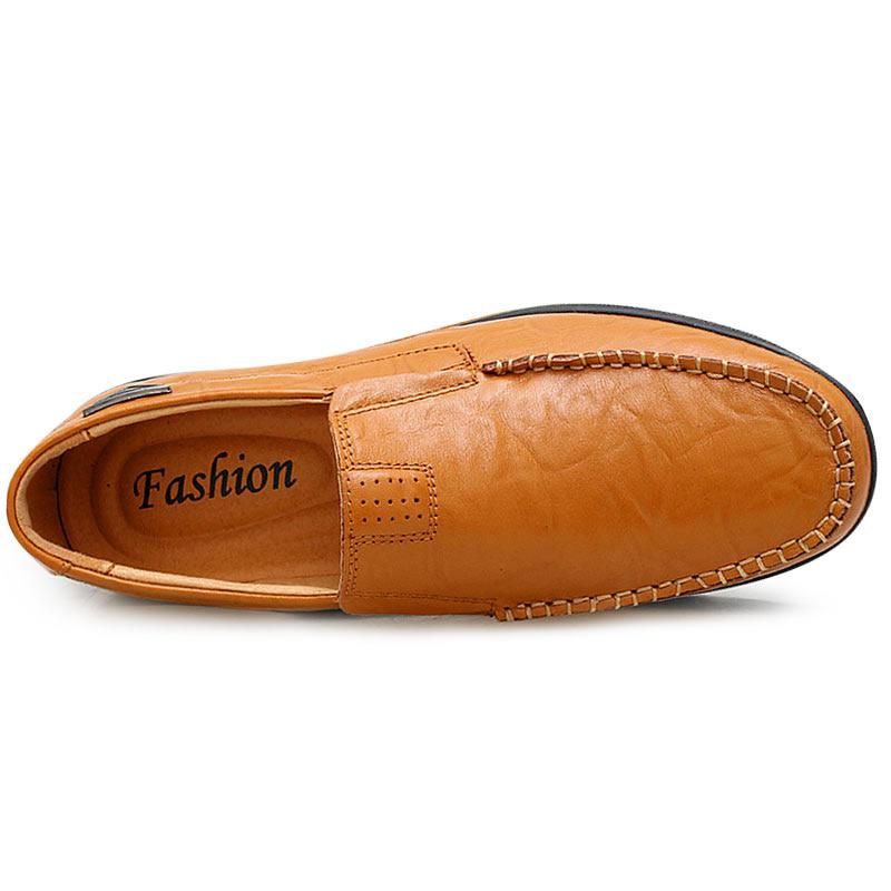 Man Casual Shoes Genuine Leather Men Moccasin Shoes Fashion Leather