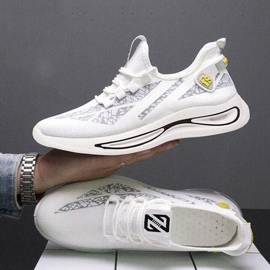 Men's Breathable Sneakers Mesh Casual Shoes Male Soft Sole Lightweight Shoes Non Slip Walking Sneakers