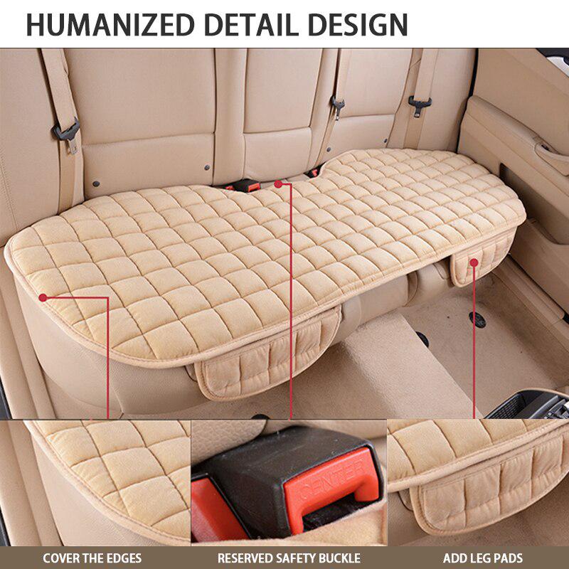 Car Seat Covers Full Set Warm Plush for Winter Auto Chairs Cover Pad Ass Protection Cushion Car Interior Accessories