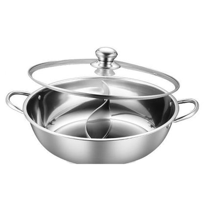 Yuanyang Pot Induction Cooker Special Basin Thickened Stainless Steel Pot Household Large Capacit