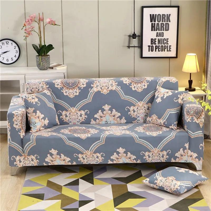 Nordic Style Covers for Couches Elastic Sofa Cover for Living Room Simple Casual Sofa Sets Anti Slip Flower Print 1/2/3/4 Seaters