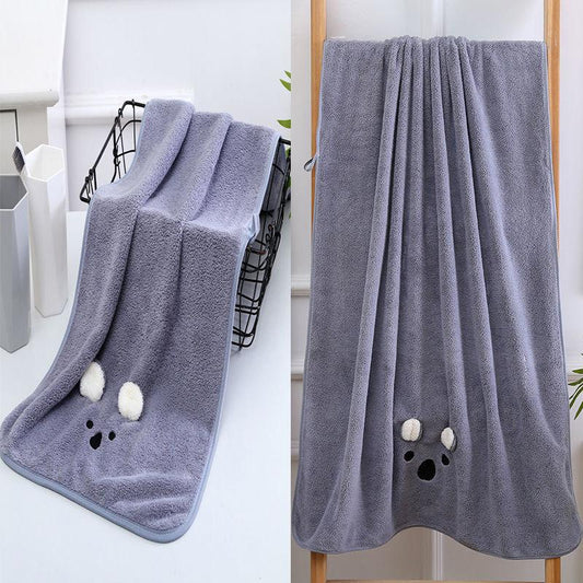 Household Towels Soft Bath Towels Pure Cotton Adult Bath Towels Strong Absorbent Non-linting Fabric Skin-friendly Soft and Easy To Carry