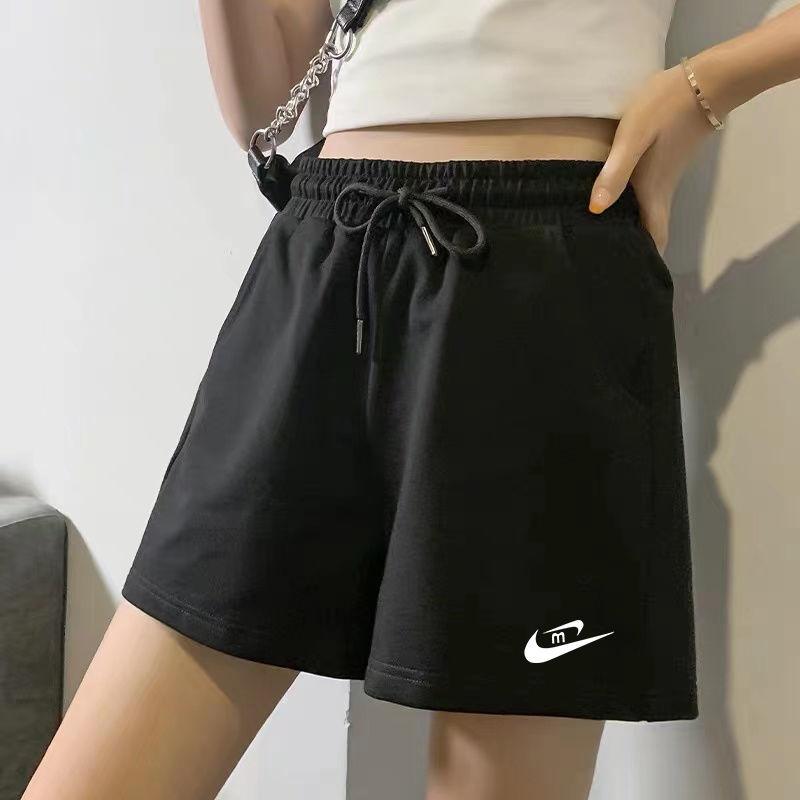 Sports Three-point Shorts Women's Summer Loose High-waisted A-line Thin Section Casual Wide-leg Quarter Pants Casual Shorts