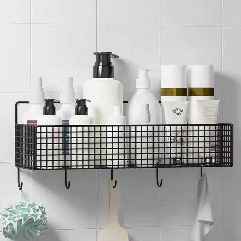 Bathroom Racks Bathroom Wall-mounted Hand-washing Sink Wall Storage Shelf Toilet Kitchen Wall-mounted Storage Rack Towel Rack Storage Holders