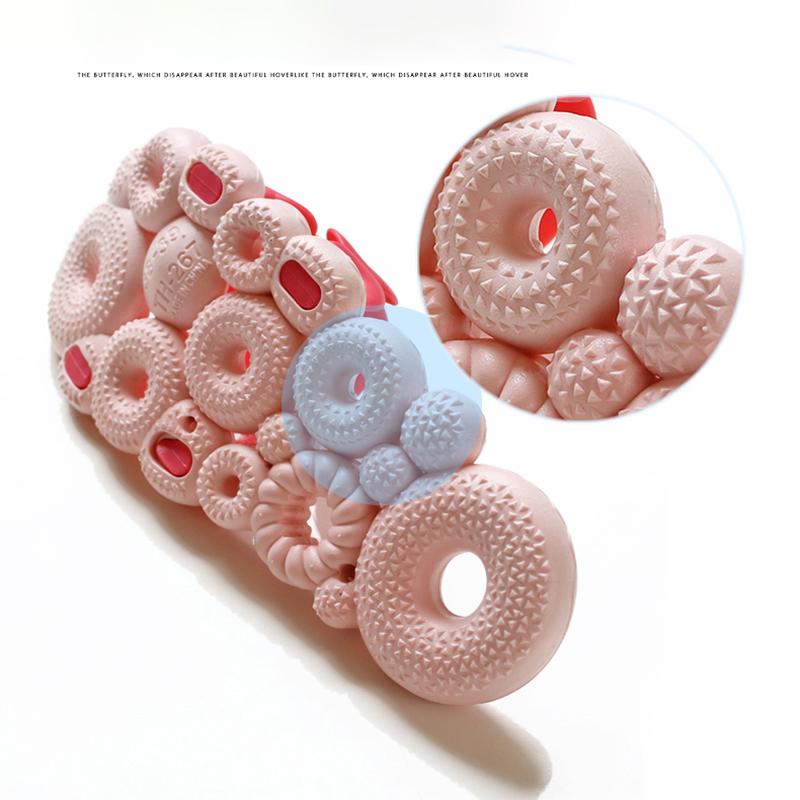 Bathroom Non-slip Sandals and Slippers for Men and Women Summer Home Indoor Bath Soft Bottom Donut Hollow Cute Personality