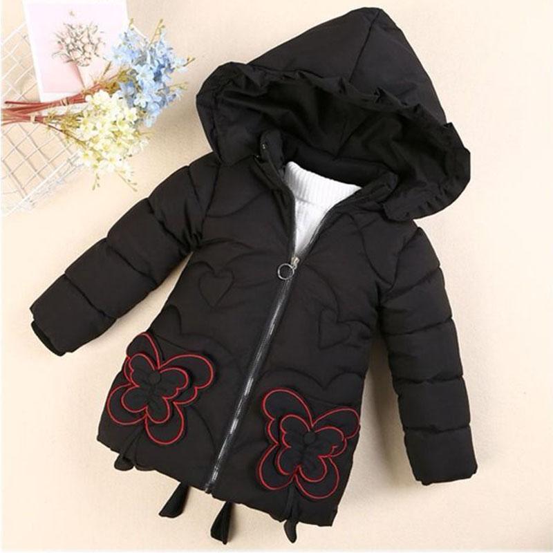 Baby Girls Jacket Winter Cotton Coat Children's Clothing Jacket Down Jacket Cute Baby Clothes