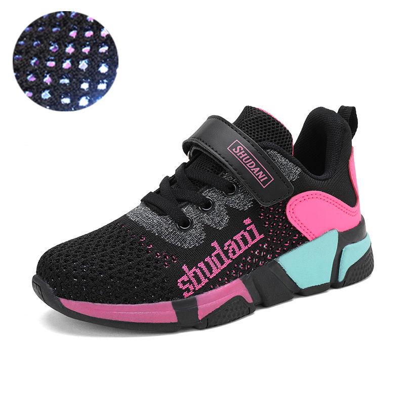 Kids Fashion Sneakers for Boys Girls Mesh Tennis Shoes Breathable Sports Running Shoes Lightweight Children Casual Walking Shoes