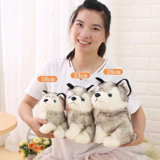 Simulation Husky Doll Plush Toy Dog Poodle Dog Erha Doll Puppies Rag Doll Gifts for Girls