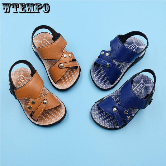 Pair of Shoes Baby Boys Sandals Shoes Leather Sandals Summer Children's Shoes Beach Shoes