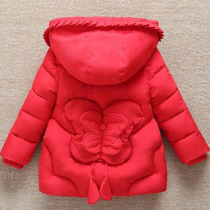 Baby Girls Jacket Winter Cotton Coat Children's Clothing Jacket Down Jacket Cute Baby Clothes