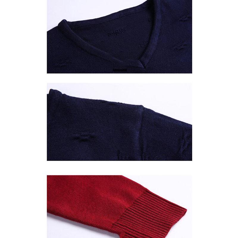 Sweater Mens Pullover Striped Slim Fit Jumpers Pull Homme Cashmere Sweater Casual Men Clothes