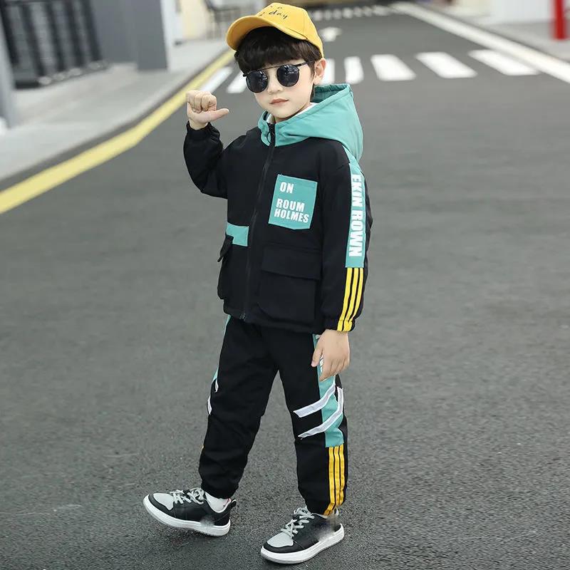 Children's Two-piece Suit Children's Clothing Boy Autumn Clothing Suit Korean Version Boy Spring and Autumn Two-piece