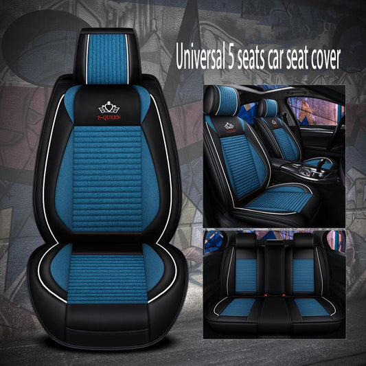 Car seat cover Waterproof Car Seat Cover Universal 5 set Auto Seat Cushion Leather 5 seats Universal