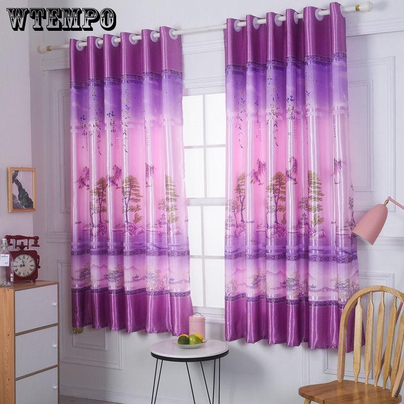 WTEMPO Blackout Windows Curtain Drape Special Offer Living Room Bedroom Curtains Half Shade Curtains