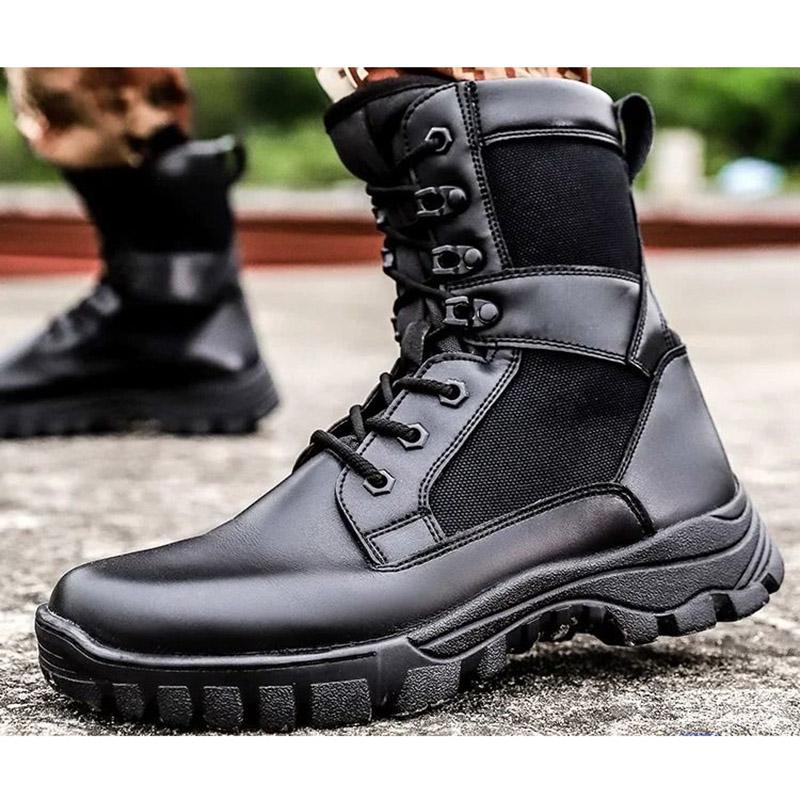 Non-slip Shock Absorber Boots Men's Boots Combat Boots Military Boots Outdoor Casual Shoes