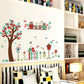 [Wall stickers] tree flower owl butterfly wall stickers for kids rooms kitchen living room bedroom d