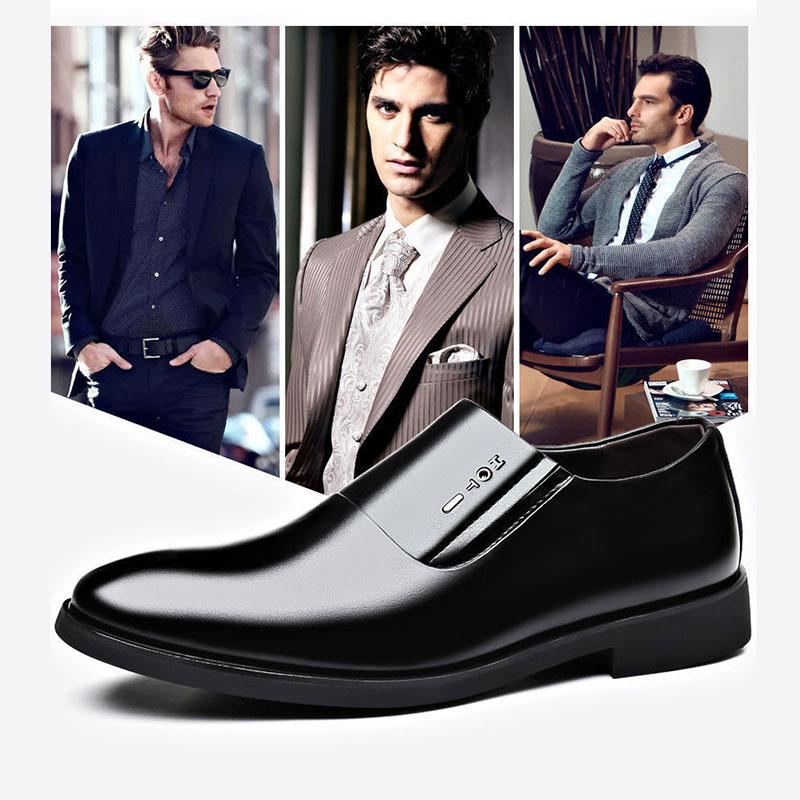 Men's Shoes Spring and Summer Casual Single Shoes Business Formal Wear Leather Shoes Casual Men's Korean Single Shoes Wedding Shoes