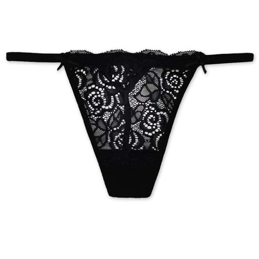 6 Pieces/set of Underwear Lace G String Underwear Female T Back Sexy Fashion Hollow Wide Belt Ladies Transparent Panties