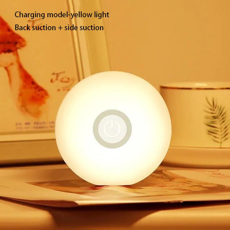 Led Energy-saving Household Night Light Bedroom Bedside Lamp Corridor Wall Lamp Charging Wireless Automatic Corridor Toilet Night Light