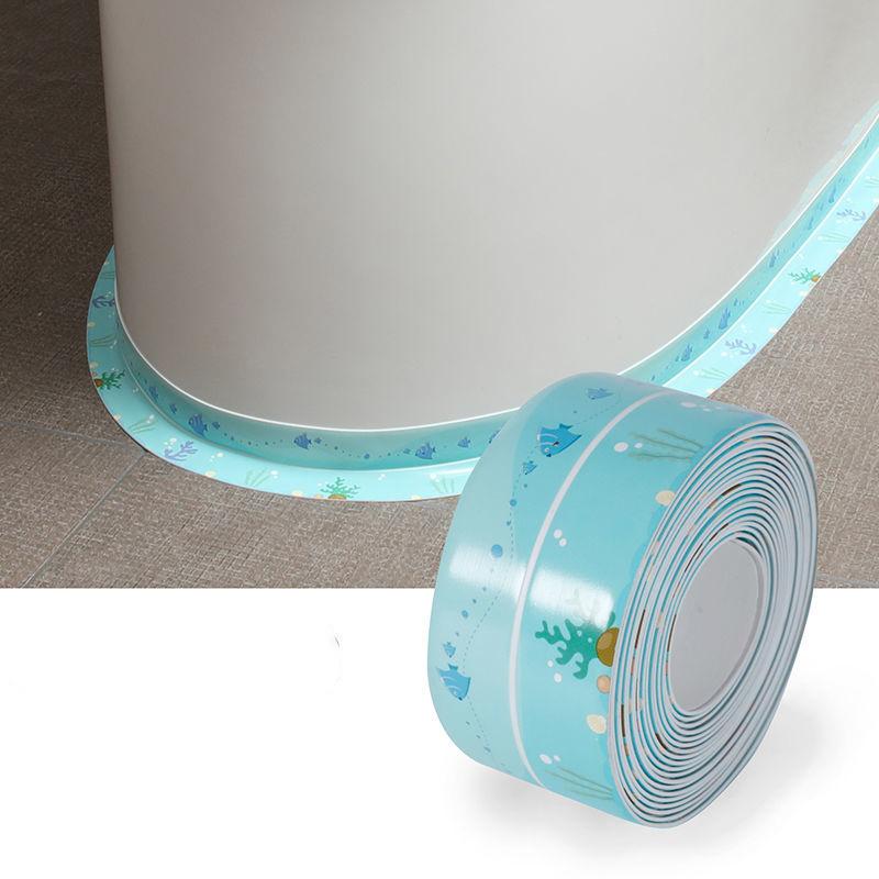 Kitchen Sink Waterproof Sticker Anti-mold Waterproof Tape Bathroom Countertop Toilet Gap Self-adhesive Seam Stickers