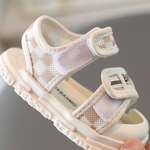 Summer Children's Soft Bottom Beach Shoes Boys and Girls Sports Baotou Kid Sandals Breathable 0-3 Years Old Baby Toddler Shoes