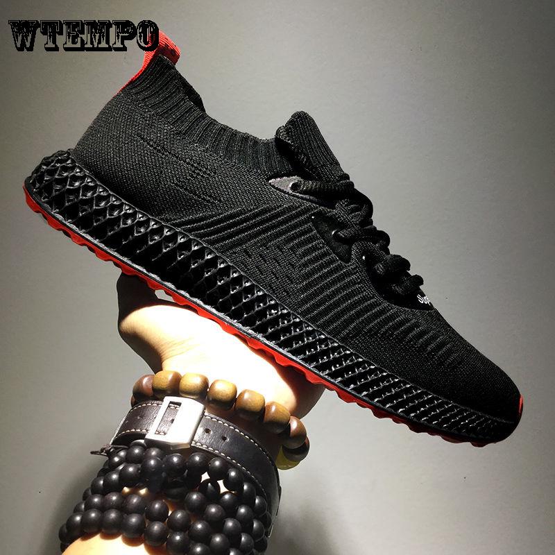 Flying Woven Mesh Shoes Summer Breathable Running Shoes Casual Shoes Sports Shoes Shoes Male