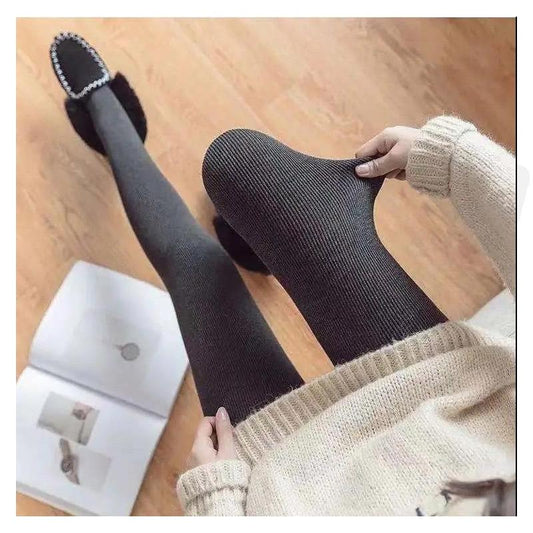 Pregnant Women's Pants Vertical Stripe Autumn and Winter Outside Wear Abdominal Pants Pregnant Women's Clothes Plush Thickened Bottomed Pants Cotton