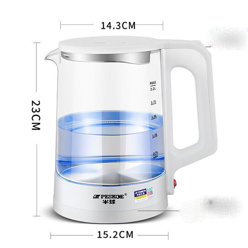 Thickened Glass Kettle Heat Preservation Integrated Household Glass Health Teapot Automatic Power-off Kettle