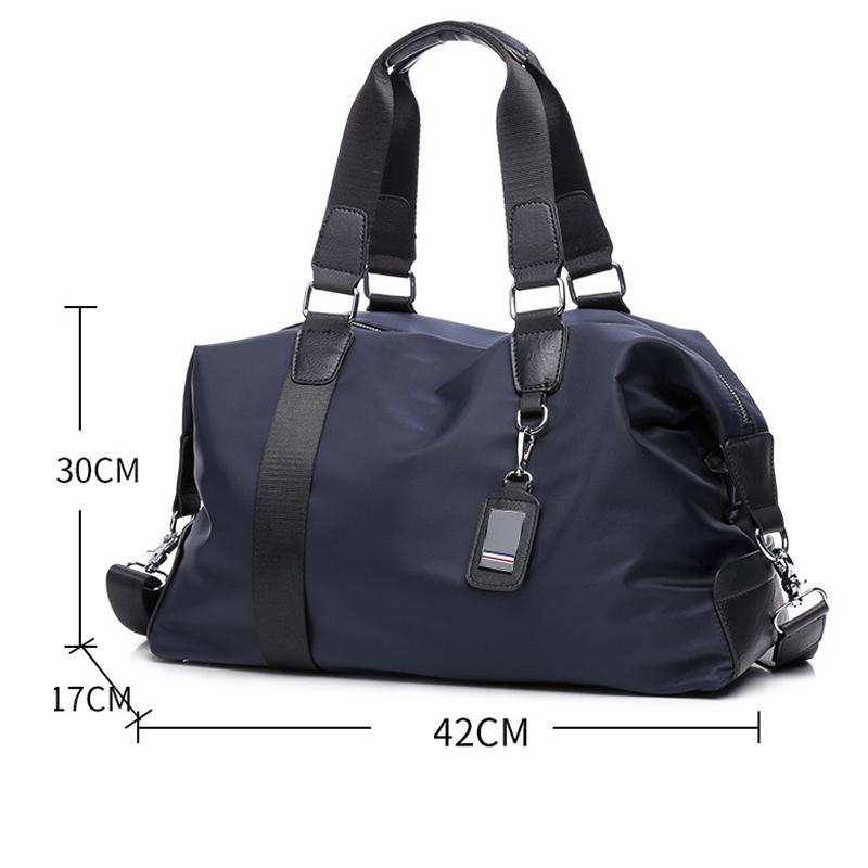 Travel Bag Men Women Waterproof Wearable Canvas Handbag Outdoor Sports Fitness Shoulder Business Bag