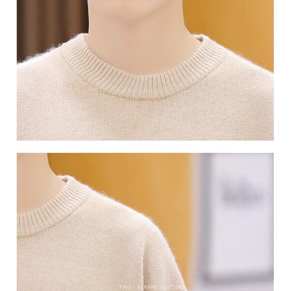 Autumn Men's Sweater Men Knitwear Shirt Mens Cashmere Sweaters Pull Homme Casual O-Neck Pullover Men