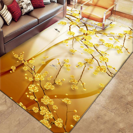 3D Creative Doormat Plant Printed Carpet Hallway Carpets for Living Room Bedroom Rug Anti-skid Floor