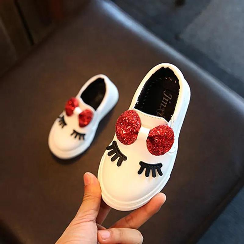 Spring and Autumn Girls' Shoes Board Shoes Small and Medium-sized Children's Baby White Shoes Girls' Casual Shoes Children's Sports Shoes