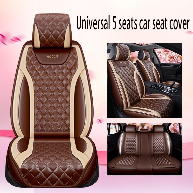 Car Seat Cover Universal 5 set Auto Seat Cushion Leather 5 seats Universal Car seat cover Waterproof