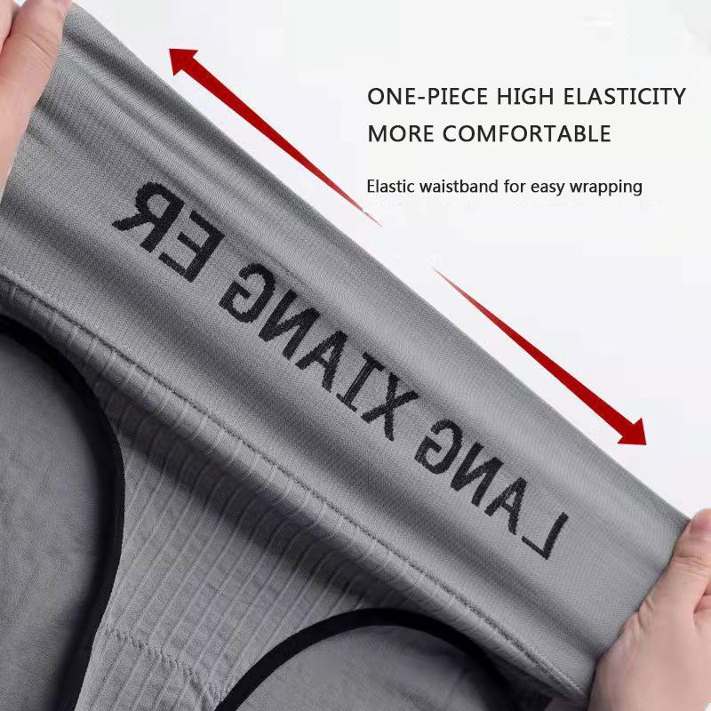 3PCS Seamless High-waisted Belly Panties Women's Pure Cotton Inner File Antibacterial Breathable Hip-lifting Sexy Panties Underwear Sports Briefs