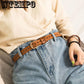 Metal Buckle Thin Casual Belt For Women Leather Belt Female Straps Waistband Accessories