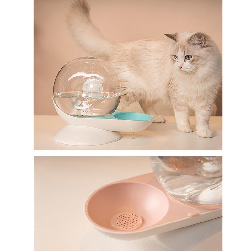 2.8L Automatic Pet Cat Water Fountain Dog Cat Pet Mute Drinker Feeder Bowl Pet Drinking Fountain Dispenser Automatic Water Replenishment