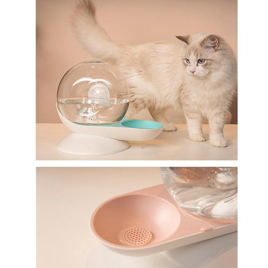 2.8L Automatic Pet Cat Water Fountain Dog Cat Pet Mute Drinker Feeder Bowl Pet Drinking Fountain Dispenser Automatic Water Replenishment