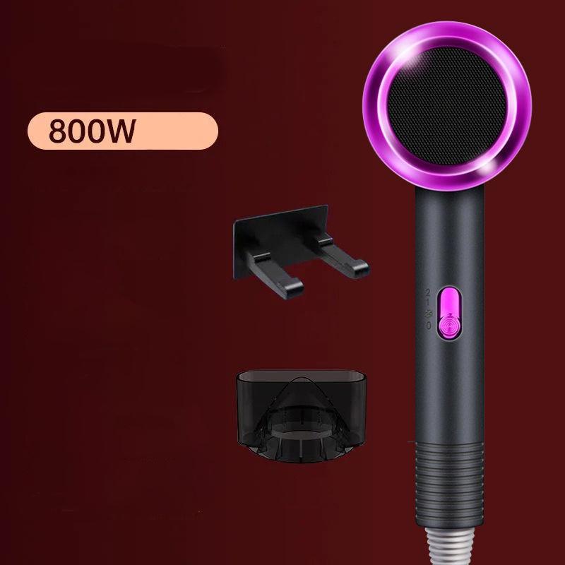 800W Portable Hair Dryer Set Blu-ray Protection Hot/cold Hair Dryer Mute Hair Care Tools for Home School