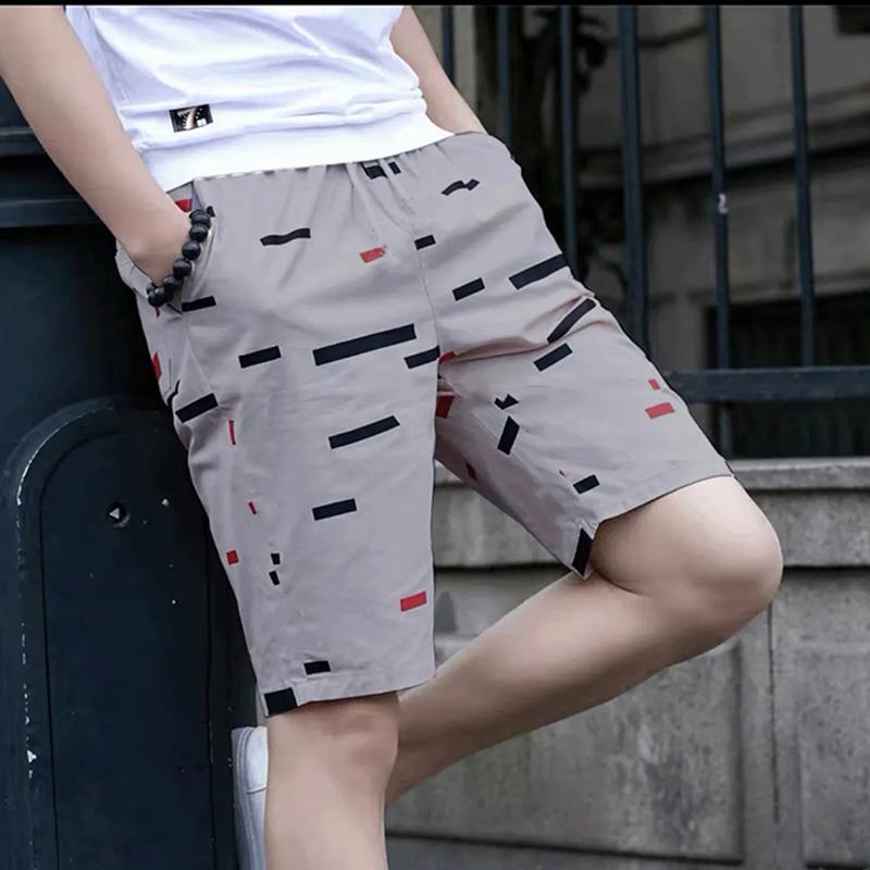 Shorts Men's Summer Sports and Leisure Five Points Big Pants Tide Thin Section 5 Points Medium Pants Loose Quick-drying Men's Beach Pants