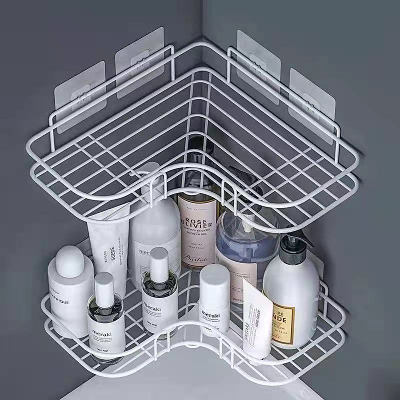 Bathroom Towel Storage Rack Wall Hanging Tripod Vanity Toilet Rack Kitchen Storage Rack Household Multi-layer Rack Wash Storage Rack