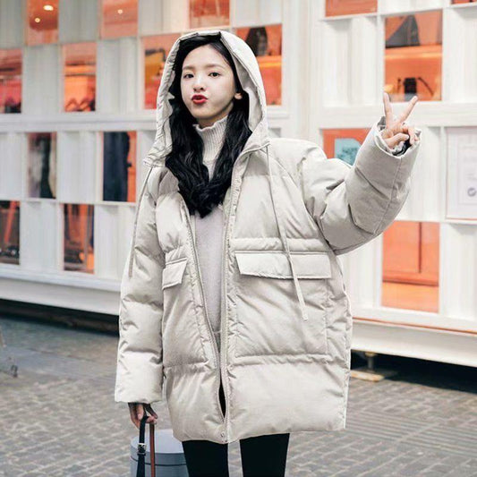 Winter Clothes Thick Warm Cotton Jacket Women's Autumn Short Padded Coat Loose Student Bread Coat Winter Jacket